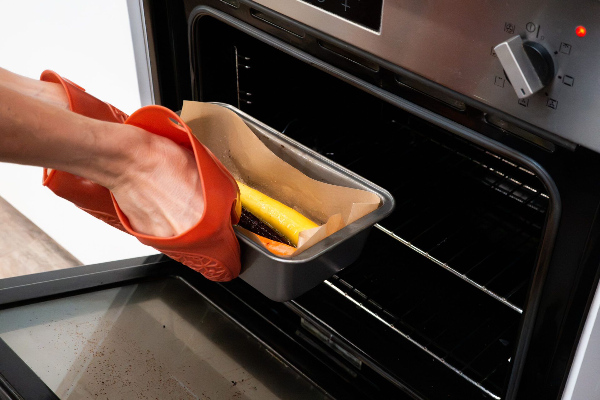 Put carrots in oven