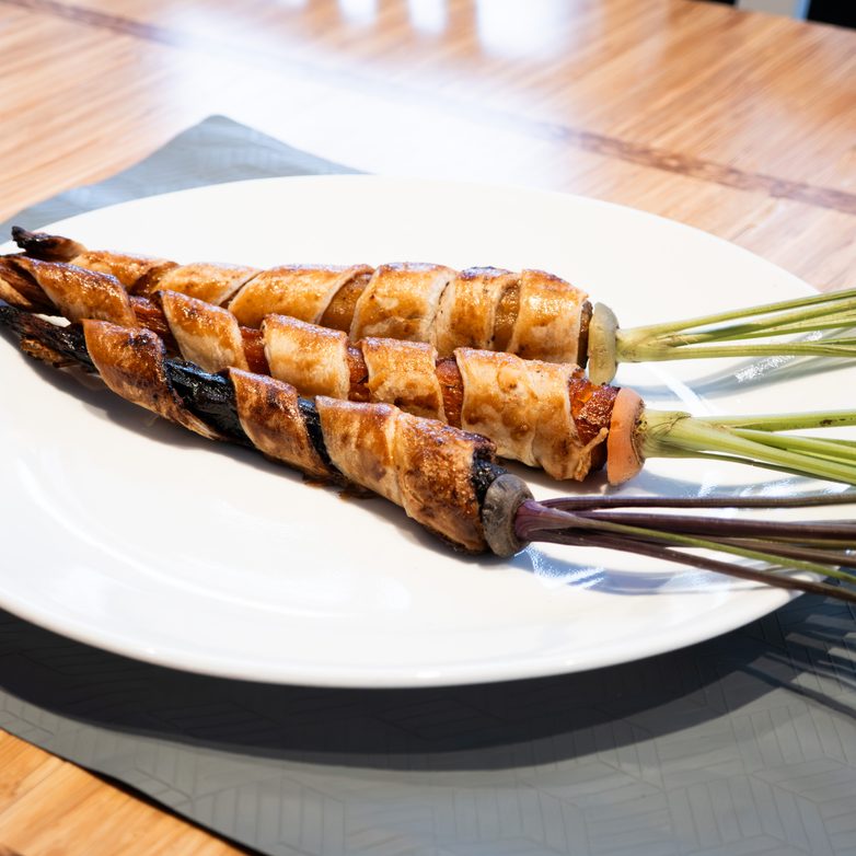 Herb and Brown Butter Carrot Twists